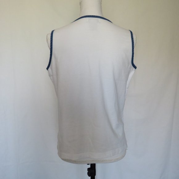 Moving Bleu By Designers Originals Vintage 4th of July Sleeveless Women’s Top S - Picture 6 of 9
